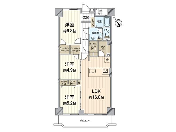 ローレルハイツ新佃公園 間取図(平面図) ローレルハイツ新佃公園 間取図(平面図)