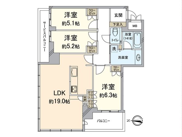 間取図(平面図)
