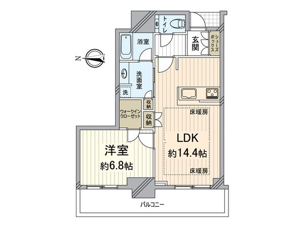グランドメゾン新梅田タワーTHE CLUB RESIDENCE 間取図(平面図)