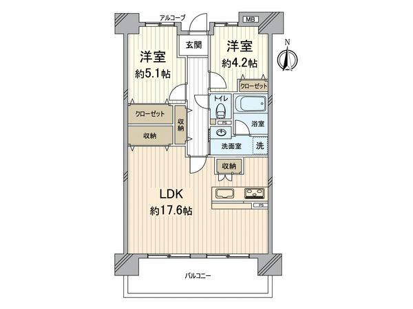 キングマンション千船 1番館 間取図(平面図) キングマンション千船 1番館 間取図(平面図)