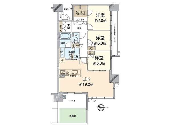 間取図(平面図)