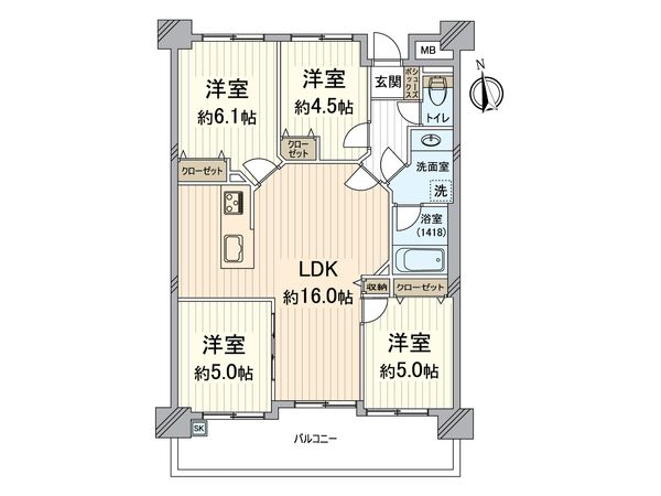 セレッソコート福島ウエストライブ 間取図(平面図) セレッソコート福島ウエストライブ 間取図(平面図)