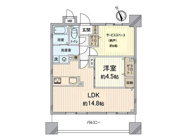 グローバル御幣島駅前 間取図(平面図) 間取図(平面図)