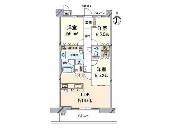 ローレルタワー梅田ウエスト 間取図(平面図)