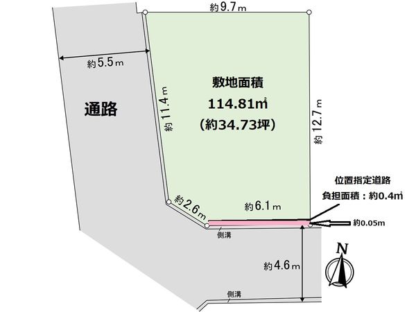 柏原市大字高井田 区画図