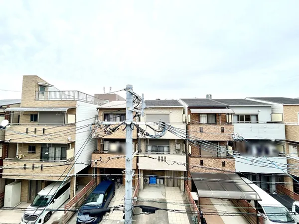 北東側バルコニーからの眺望