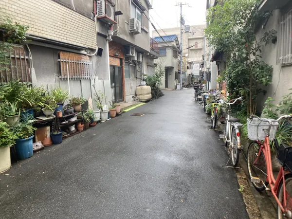 西側前面道路（本物件南側約30ｍの地点から撮影）