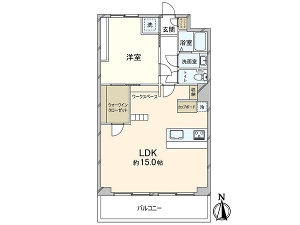 カーサ土佐堀 間取図(平面図) カーサ土佐堀 間取図(平面図)