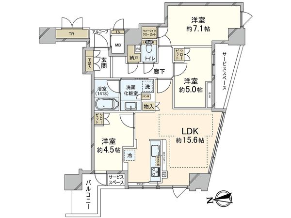 間取図(平面図)