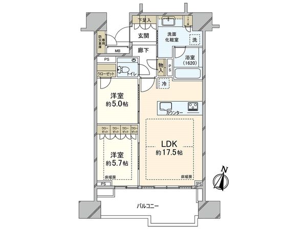 プラウド大阪城 間取図(平面図) プラウド大阪城 間取図(平面図)