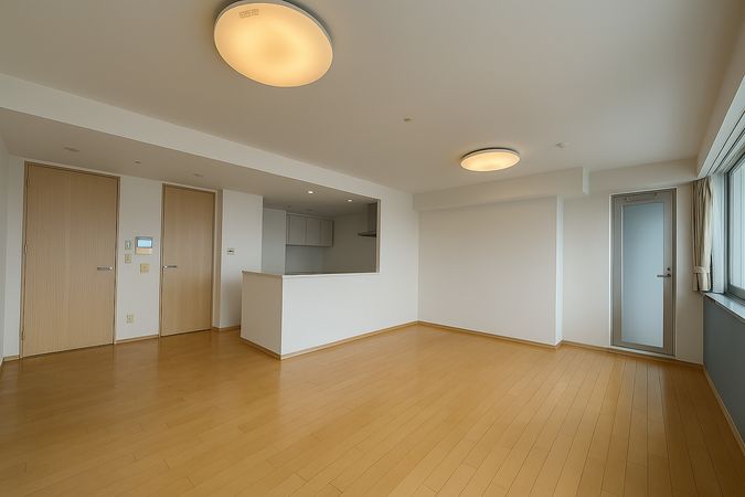 ディーグラフォート大阪N.Y.タワーHIGOBASHI リビング