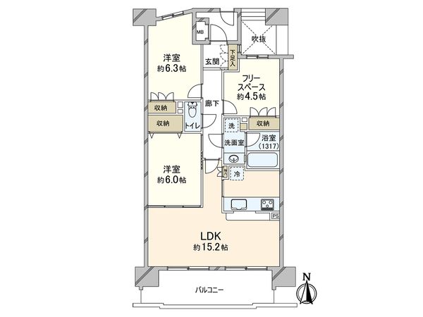 ステイツ城東グランプレイス 間取図(平面図) 間取図(平面図)