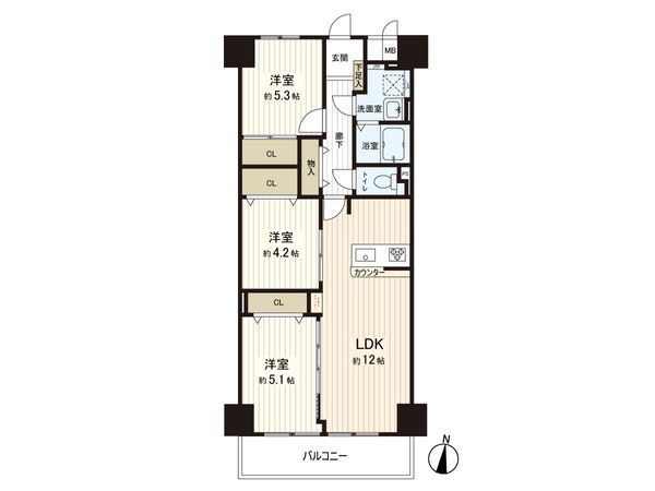 藤和市岡ハイタウン 間取図(平面図) 藤和市岡ハイタウン 間取図(平面図)