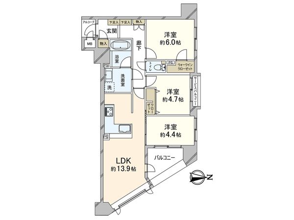 間取図(平面図)