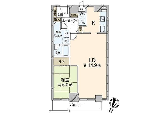 ネオアージュ土佐堀 間取図(平面図) ネオアージュ土佐堀 間取図(平面図)