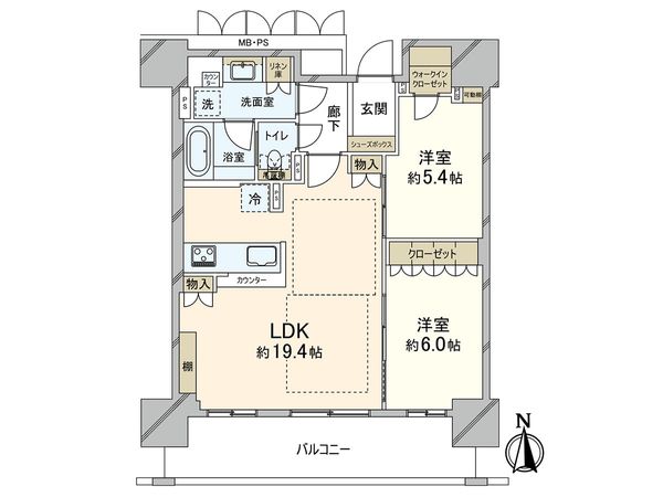 ローレルタワー堺筋本町 間取図(平面図)