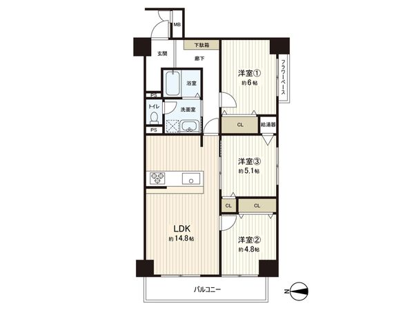 間取図(平面図)