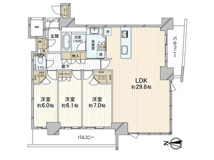 間取図(平面図)