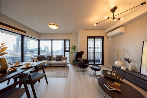 シティタワー大阪本町 リビング