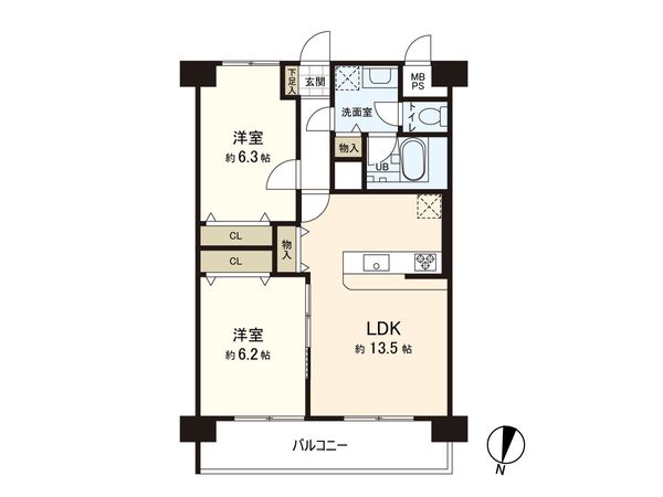 プライムハイツ阿波座 間取図(平面図) プライムハイツ阿波座 間取図(平面図)