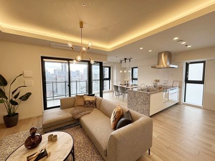 ユニハイム中之島堂島川タワーレジデンス リビング