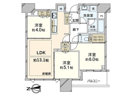 間取図(平面図)