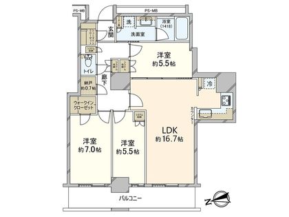 間取図(平面図)