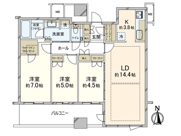 クラッシィタワー淀屋橋 間取図(平面図) クラッシィタワー淀屋橋 間取図(平面図)
