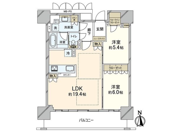 ローレルタワー堺筋本町 間取図(平面図)