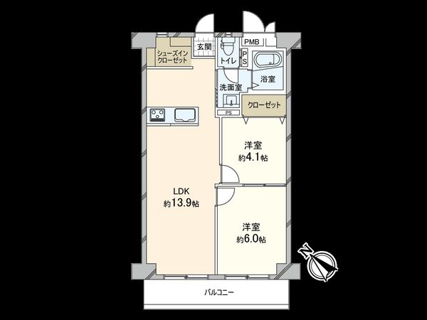 朝潮コーポ 間取図