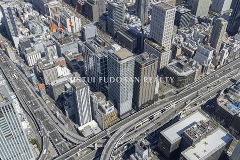 ブランズタワー御堂筋本町 航空写真