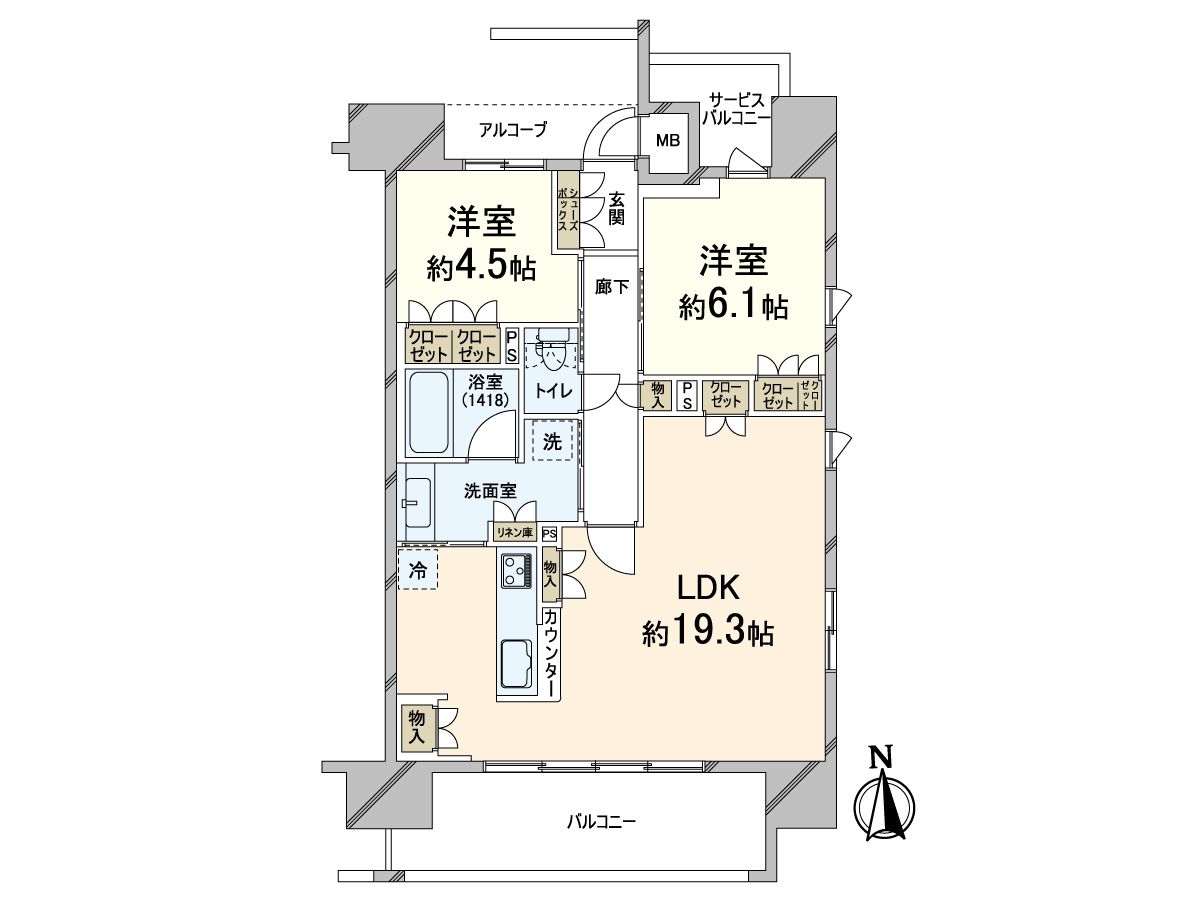 間取図(平面図)
