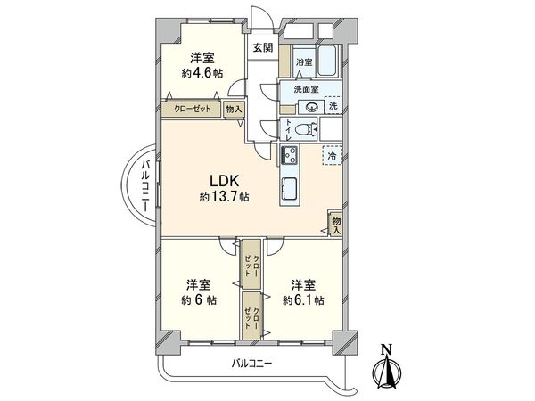 鶴見緑地コーポ 間取図(平面図) 鶴見緑地コーポ 間取図(平面図)