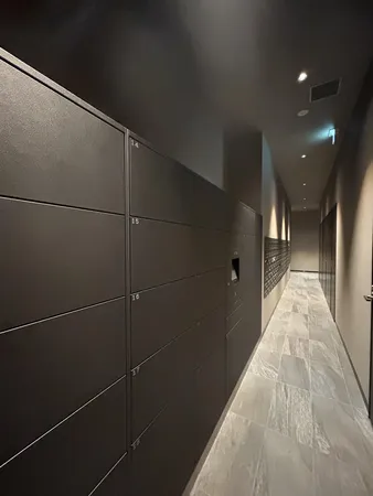 宅配ボックスを採用、不在時のお荷物のお受取りに便利です。