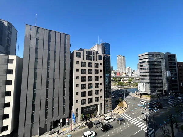 バルコニーからの眺望です。