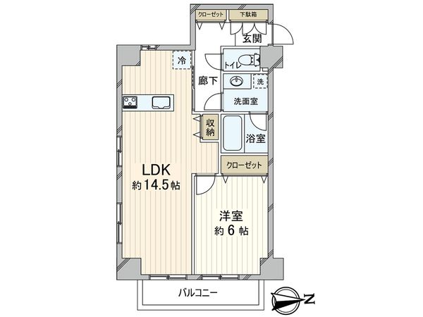 ラインビルド肥後橋 間取図(平面図) ラインビルド肥後橋 間取図(平面図)