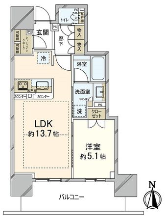 ローレルタワー堺筋本町 間取図(平面図) ローレルタワー堺筋本町 間取図(平面図)