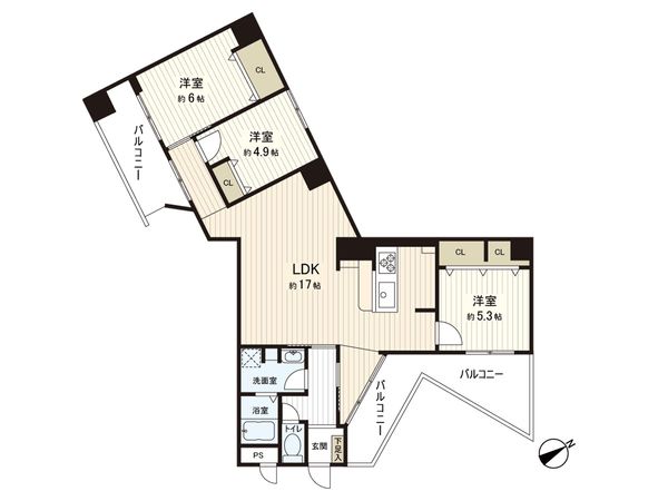 間取図(平面図)