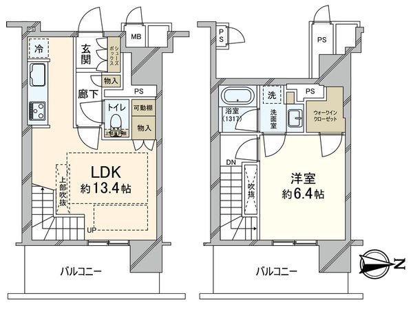 プレミスト南船場 間取図(平面図)