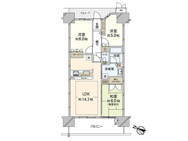 間取図(平面図)