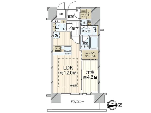 クレアホームズフラン本町橋 間取図(平面図) クレアホームズフラン本町橋 間取図(平面図)