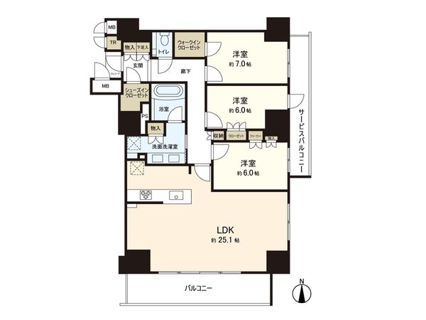 間取図(平面図)