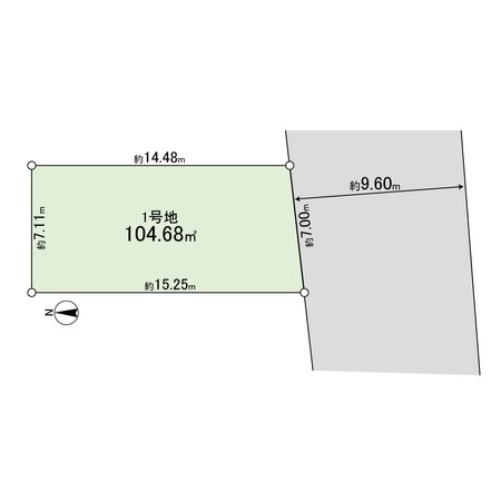 戸ノ内町2丁目 土地 区画図