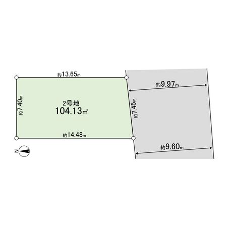 戸ノ内町2丁目 土地 区画図