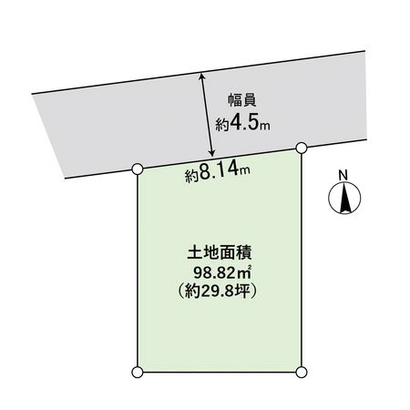下坂部3丁目 土地 区画図 下坂部3丁目 土地 区画図