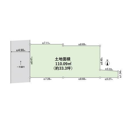 常光寺2丁目 土地 区画図 区画図