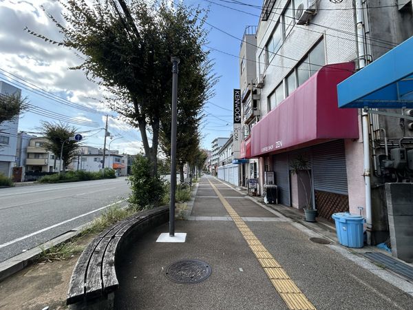 尼崎市大物町2丁目 土地 前面道路含む外観