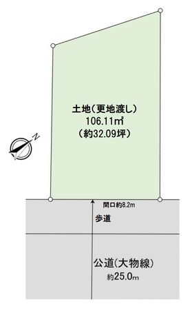 尼崎市大物町2丁目 土地 区画図 尼崎市大物町2丁目 土地 区画図