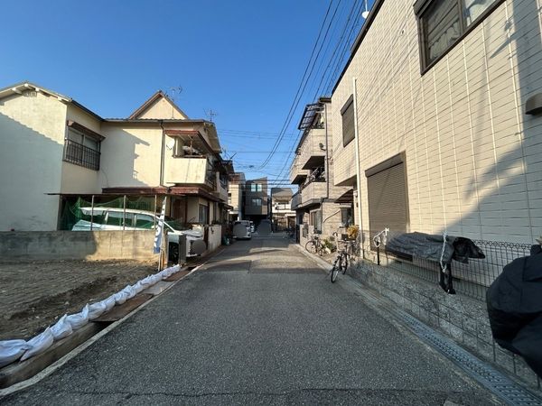 西難波町2丁目 土地 前面道路含む外観