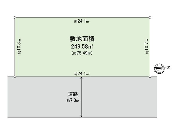 尼崎市東難波町4丁目 土地 区画図 尼崎市東難波町4丁目 土地 区画図